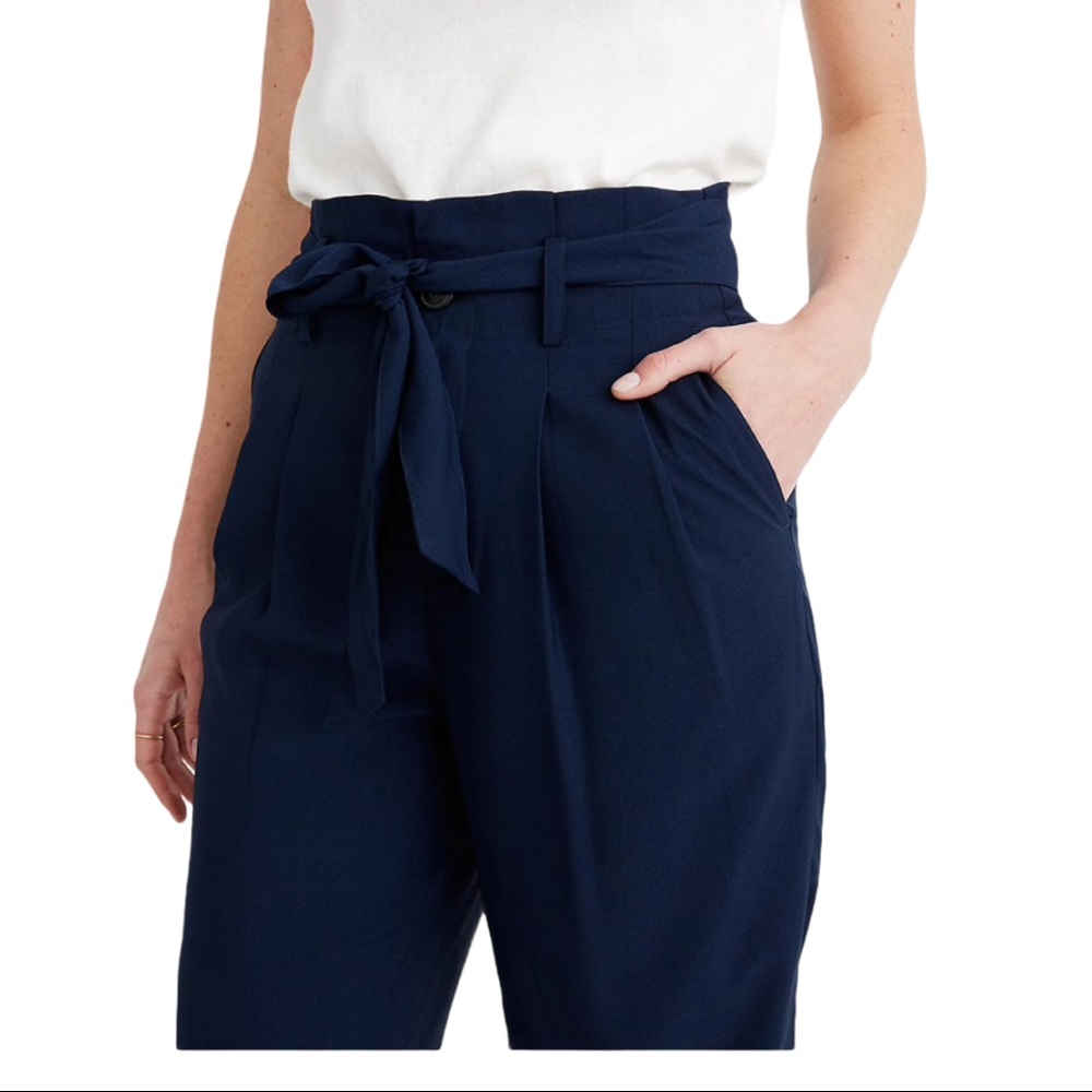 Madewell Drapey Paperbag Pants 6